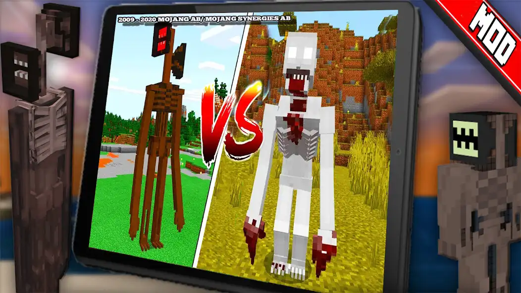 Play Scary Siren Head Mod For MCPE  and enjoy Scary Siren Head Mod For MCPE with UptoPlay