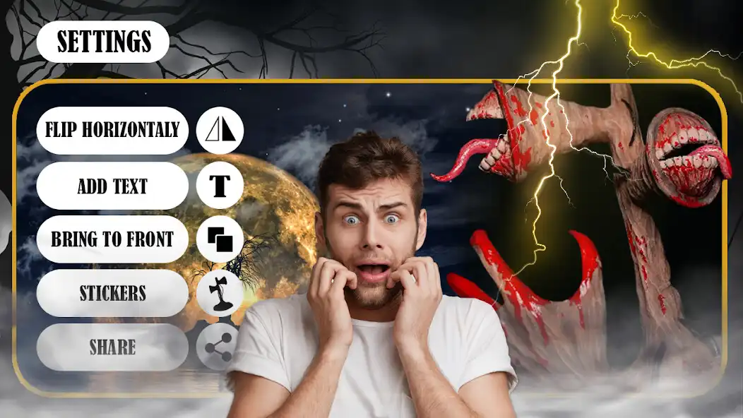 Play Scary Siren Head Photo Editor as an online game Scary Siren Head Photo Editor with UptoPlay