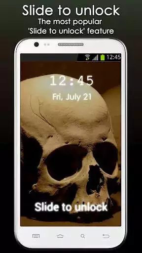 Play Scary Skull Lock Screen as an online game Scary Skull Lock Screen with UptoPlay