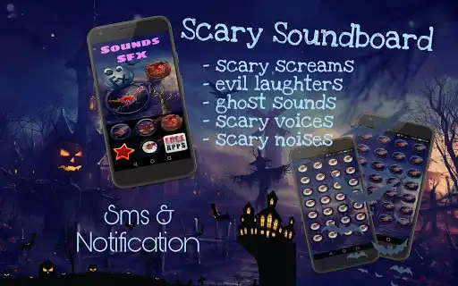 Play Scary SMS  Notification
