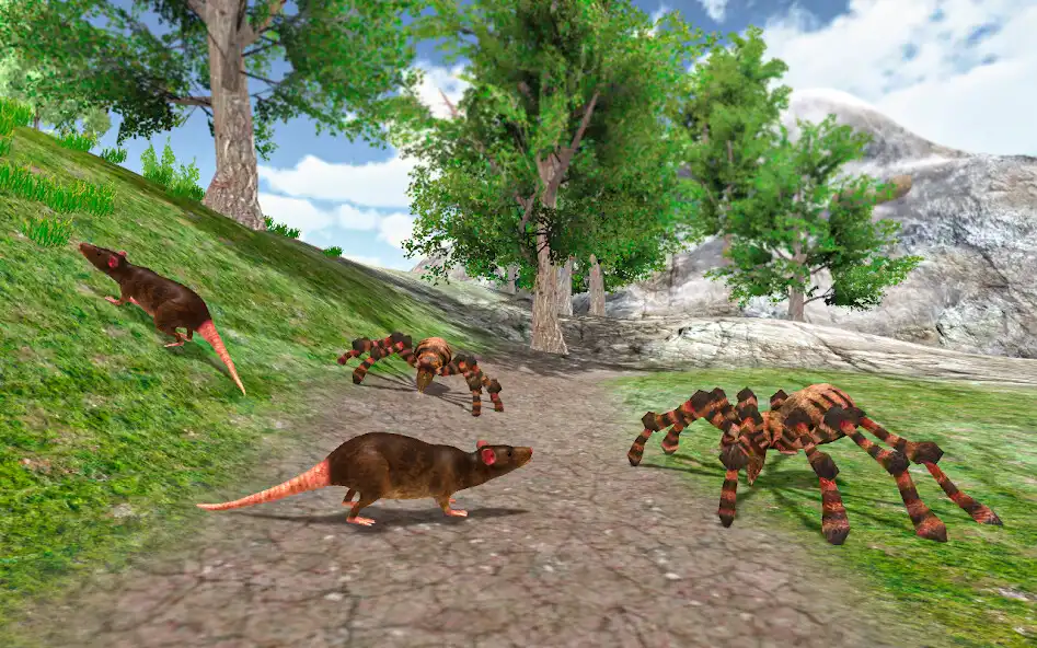 Play Scary Spider family simulator as an online game Scary Spider family simulator with UptoPlay