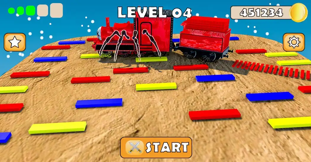 Play Scary Spider Monster Train as an online game Scary Spider Monster Train with UptoPlay