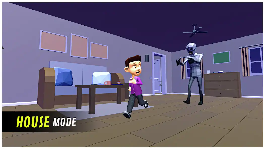 Play Scary Stranger Horror Games 3D as an online game Scary Stranger Horror Games 3D with UptoPlay