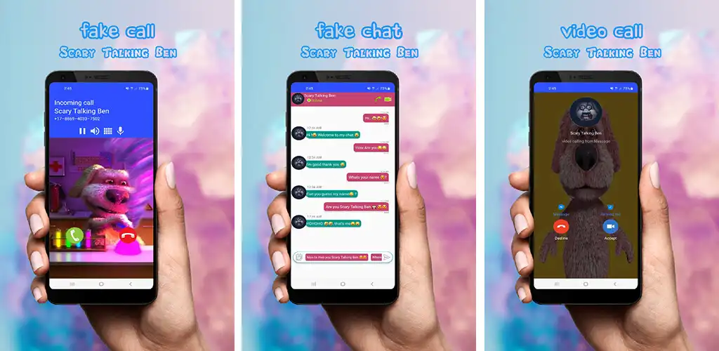 Play Scary Talking Ben Video Call  and enjoy Scary Talking Ben Video Call with UptoPlay