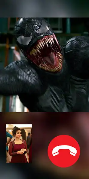 Play Scary Venom Fake Video Call as an online game Scary Venom Fake Video Call with UptoPlay