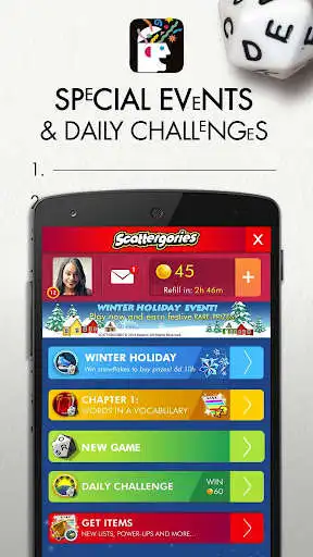 Play Scattergories as an online game Scattergories with UptoPlay