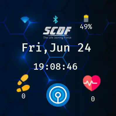 Play SCDF Watch Face  and enjoy SCDF Watch Face with UptoPlay