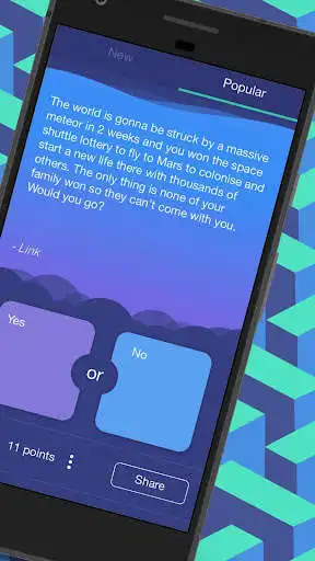 Play Scenario Game:would you rather as an online game Scenario Game:would you rather with UptoPlay
