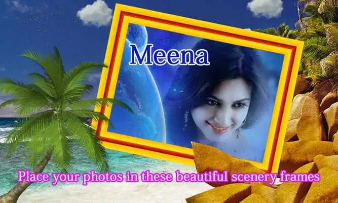 Play Scenery frame photo effect