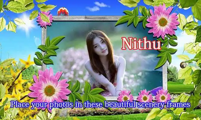Play Scenery frame photo effect