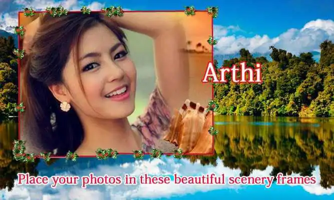 Play Scenery frame photo effect