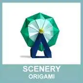 Free play online Scenery Origami APK