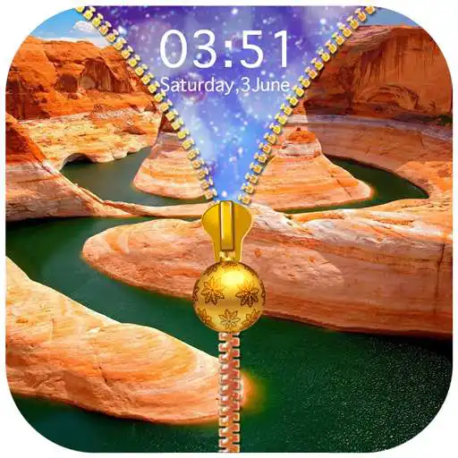 Play Scenery Zipper Lock Screen APK