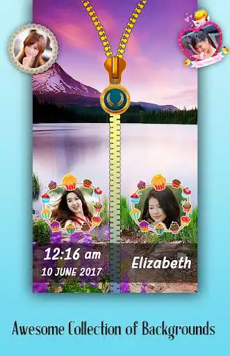 Play Scenery Zipper Lock Screen  and enjoy Scenery Zipper Lock Screen with UptoPlay