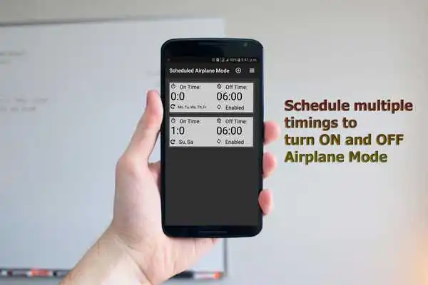 Play Scheduled Airplane Mode