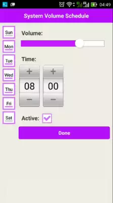Play Scheduled Silent Mode