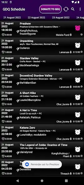 Play Schedule for GDQ and enjoy Schedule for GDQ with UptoPlay Play Schedule for GDQ and enjoy Schedule for GDQ with UptoPlay