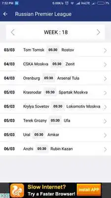 Play Schedule for World Cup 2018