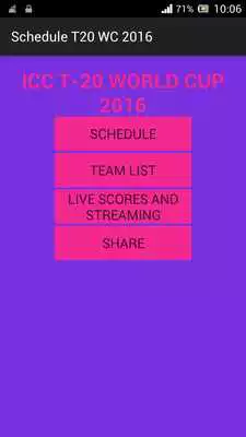 Play Schedule ICC T20 WC 2016