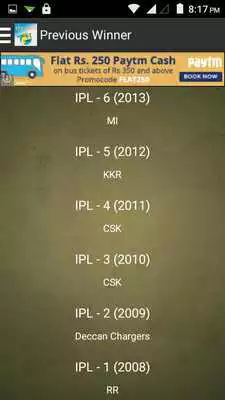 Play Schedule IPL 2015