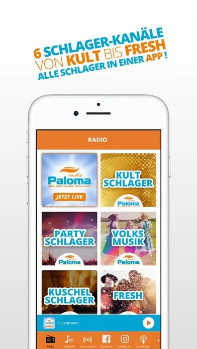 Play Schlager Radio Paloma  and enjoy Schlager Radio Paloma with UptoPlay