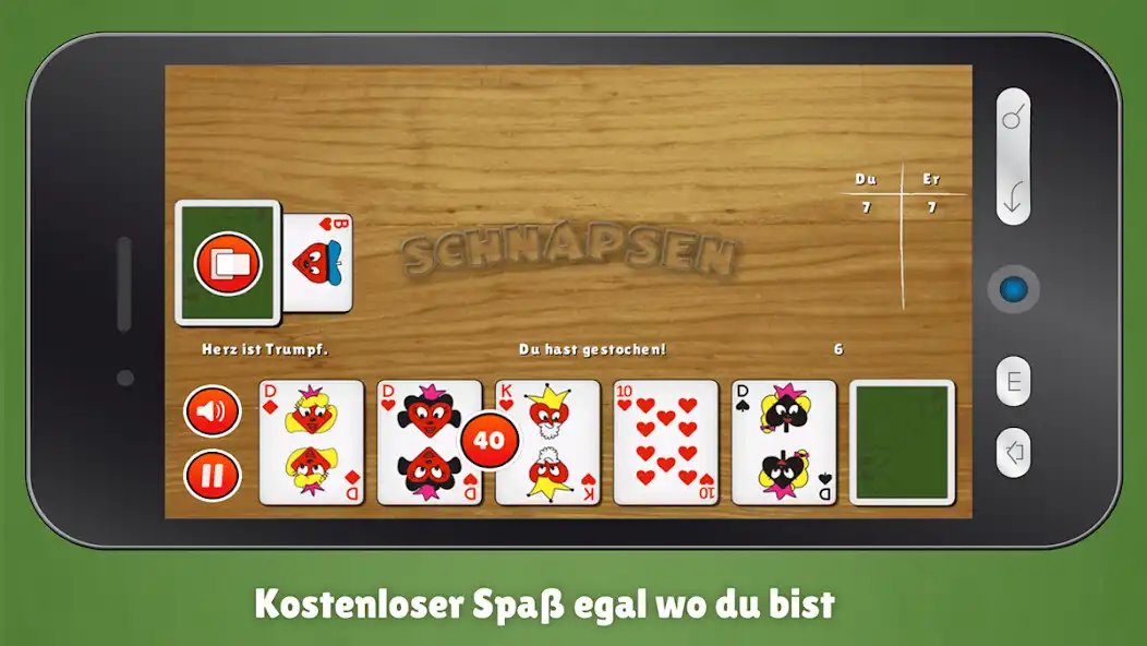Play Schnapsen App Vollversion as an online game Schnapsen App Vollversion with UptoPlay