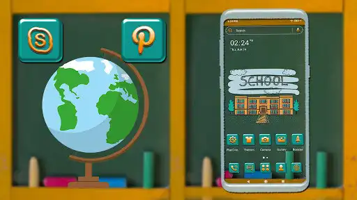 Play School Board Launcher Theme  and enjoy School Board Launcher Theme with UptoPlay
