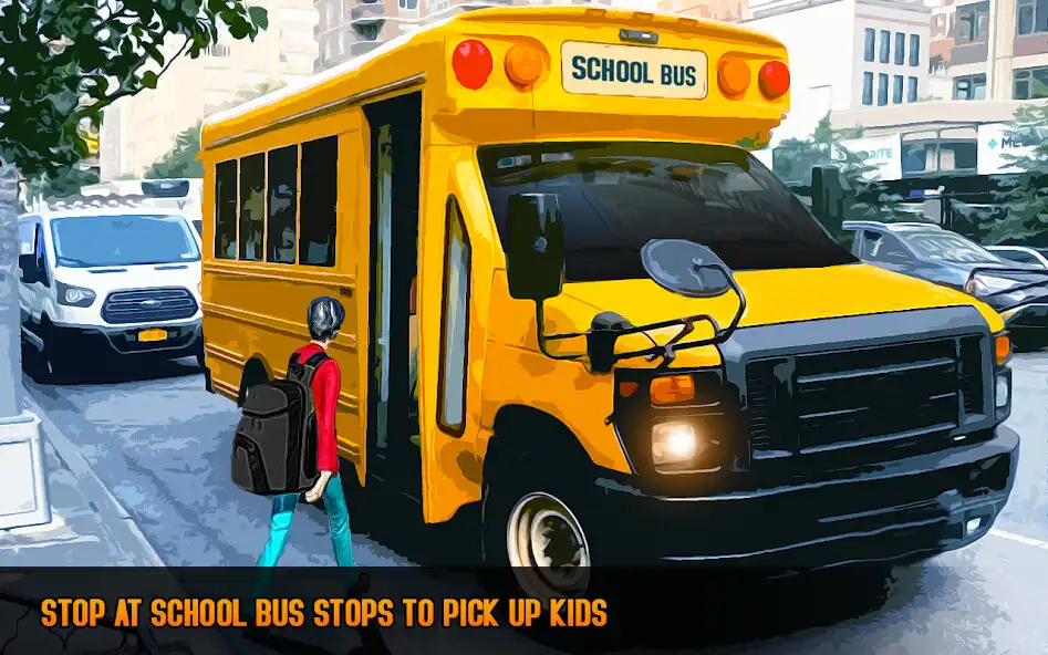 Play School Bus Driving Bus Games as an online game School Bus Driving Bus Games with UptoPlay