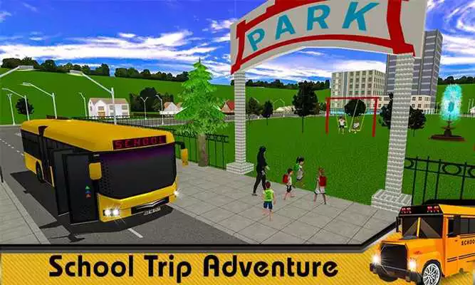 Play School Bus Simulator Game Modern City Coach Driver