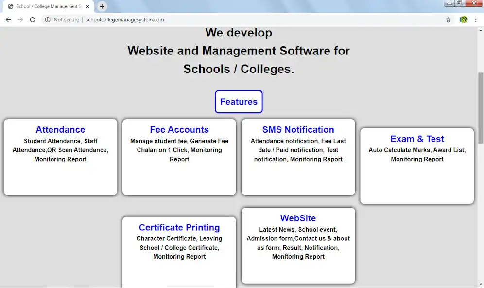 Play School College Manage System as an online game School College Manage System with UptoPlay