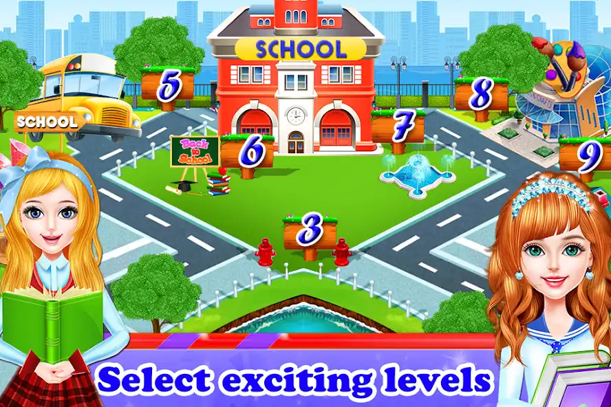 Play School daily routine as an online game School daily routine with UptoPlay