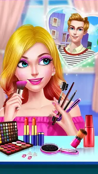 Play School Date Makeup Artist as an online game School Date Makeup Artist with UptoPlay