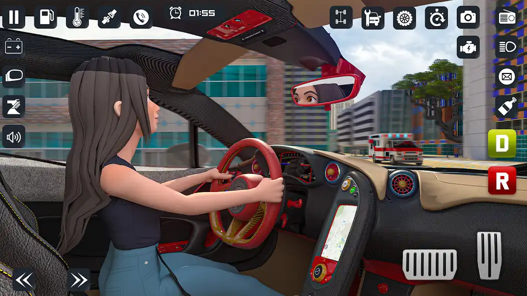 Play School Driving 3d Simulator as an online game School Driving 3d Simulator with UptoPlay