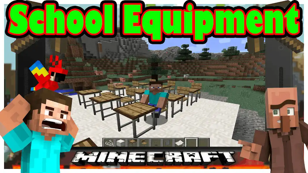 Play School Furniture Decor mod Minecraft PE  and enjoy School Furniture Decor mod Minecraft PE with UptoPlay