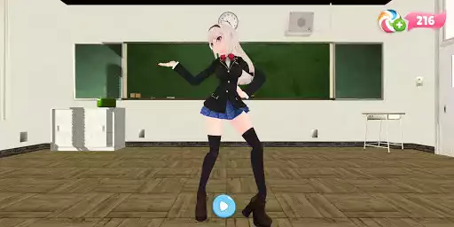 Play School Girls Dance as an online game School Girls Dance with UptoPlay
