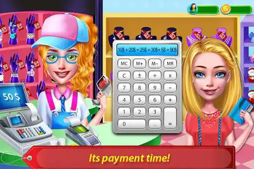 Play School Girls Sales Day Adventure - Cash Register  and enjoy School Girls Sales Day Adventure - Cash Register with UptoPlay
