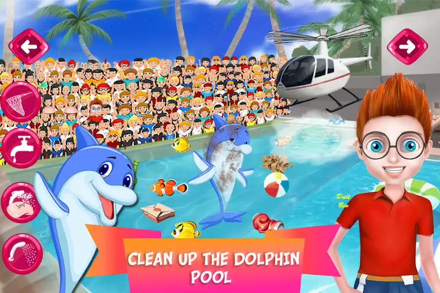 Play School Kids Dolphin Show Game  and enjoy School Kids Dolphin Show Game with UptoPlay
