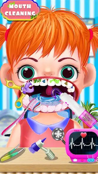 Play School Kids Teeth Dentist game  and enjoy School Kids Teeth Dentist game with UptoPlay