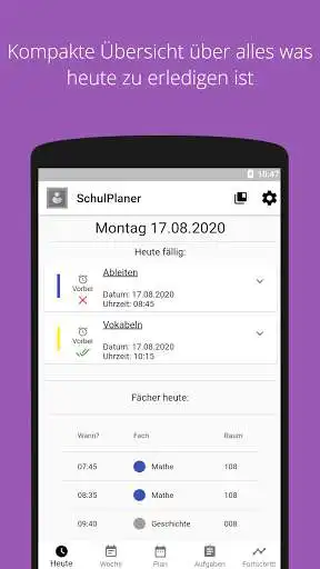 Play SchoolPlanner - Tasks and Calendar as an online game SchoolPlanner - Tasks and Calendar with UptoPlay