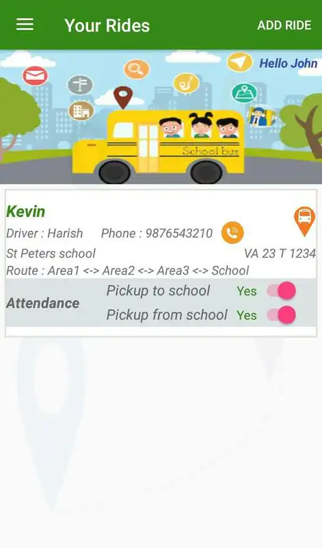 Play School Ride Tracker