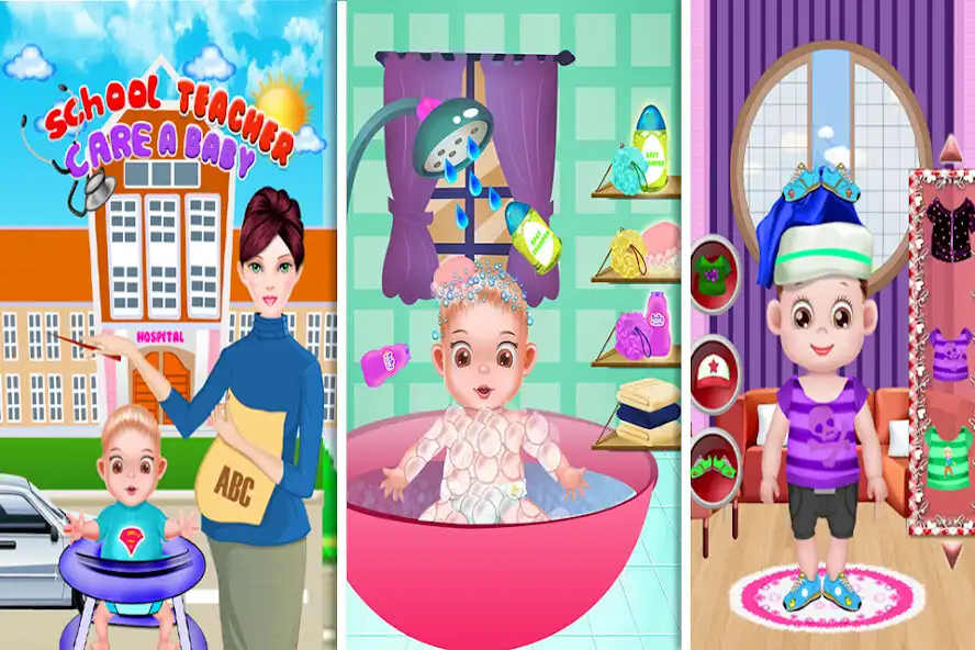 Play School Teacher Newborn Daycare  and enjoy School Teacher Newborn Daycare with UptoPlay