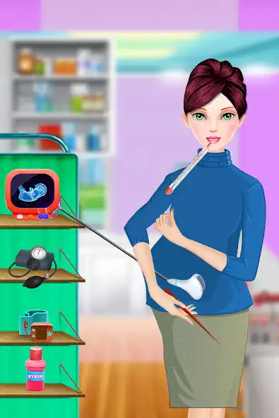 Play School Teacher Newborn Daycare as an online game School Teacher Newborn Daycare with UptoPlay