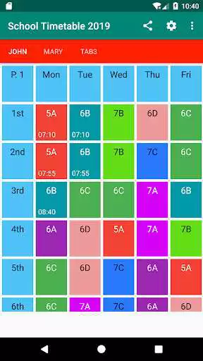 Play SCHOOL TIMETABLE  and enjoy SCHOOL TIMETABLE with UptoPlay