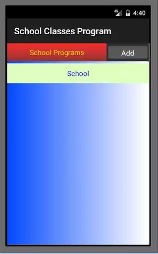 Play School/University Schedule