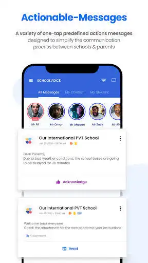 Play Schoolvoice - School App for Teachers and Parents as an online game Schoolvoice - School App for Teachers and Parents with UptoPlay