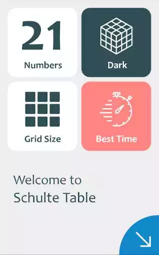 Play Schulte table  and enjoy Schulte table with UptoPlay