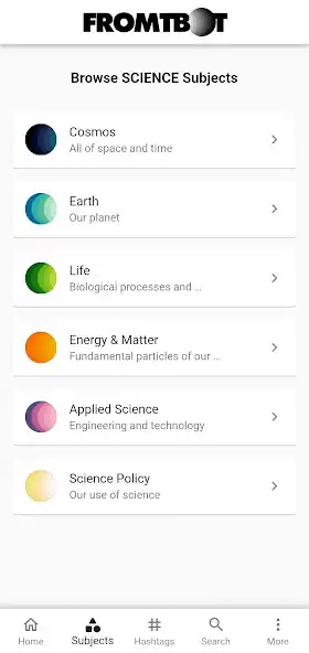 Play Science Magazine - FROMTBOT as an online game Science Magazine - FROMTBOT with UptoPlay