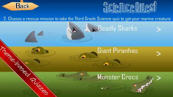 Play Science Quest Quiz Fifth Grade