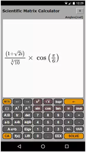 Play Scientific Matrix Calculator Play Scientific Matrix Calculator