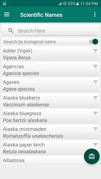 Play Scientific names (Binomial)  and enjoy Scientific names (Binomial) with UptoPlay